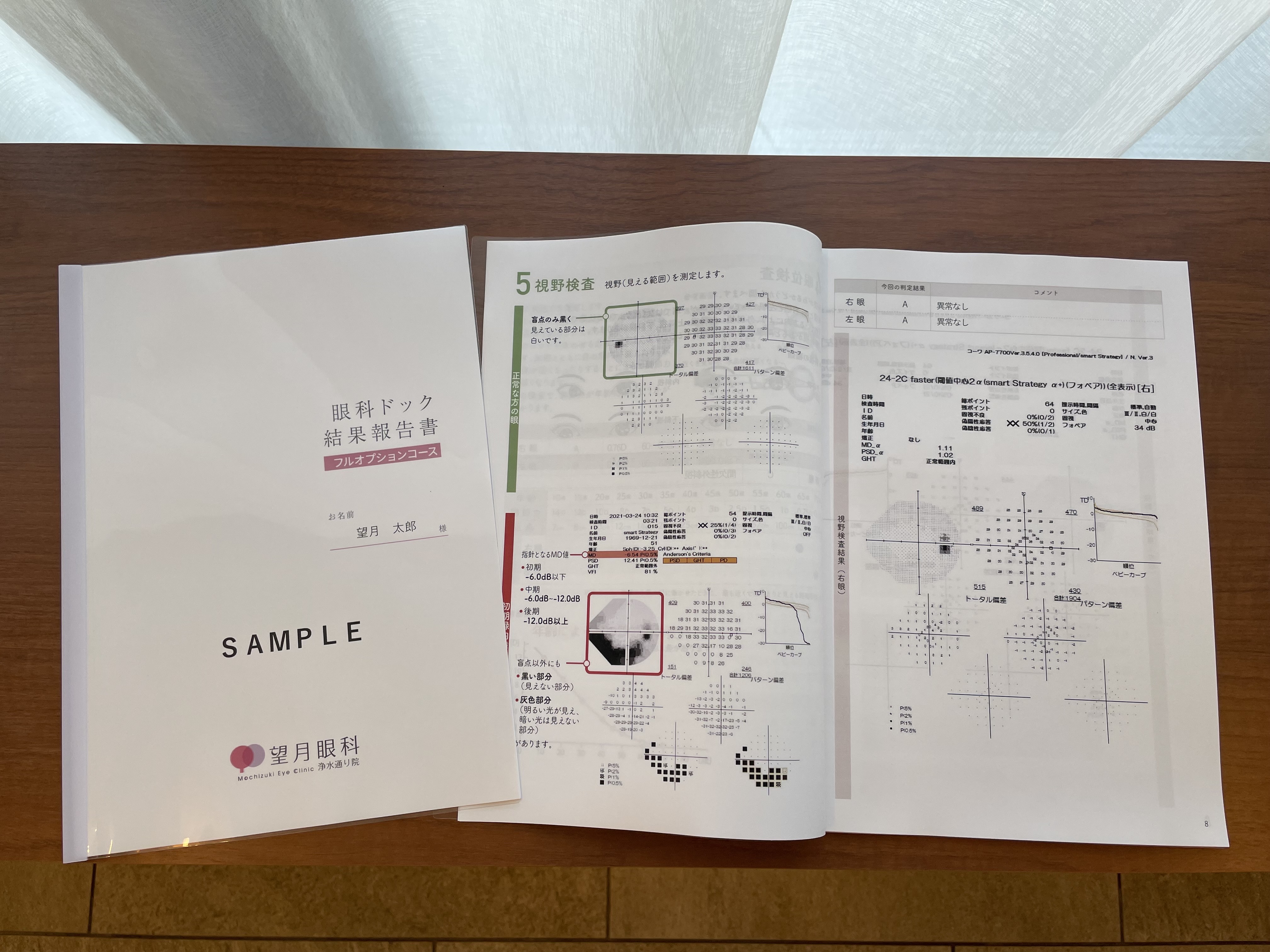 検査報告書サンプル